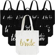 bachelorette bridemaids cotton brides shoulder women's handbags & wallets and totes logo