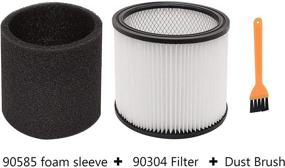 img 1 attached to 🔍 Pack of 5 Replacement Filters for Shop-Vac 90304, 90350, 90333, 903-04-00, 9030400, Suitable for Most 5 Gallon Up Wet/Dry Vacuums and 90585 Foam Filter