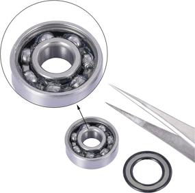 img 2 attached to 🛼 Rollerex 608-2RS Wheel Bearings 20-Pack: High-Quality Carbon Steel for Inline Skates, Rollerskates, Skateboards, RipStiks, and More