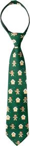 img 4 attached to 👔 Stylish Spring Notion Printed Microfiber Christmas Boys' Neckties for Festive Accessories