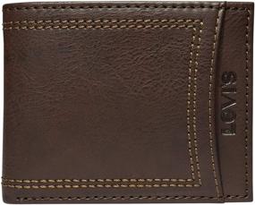 img 4 attached to 👔 Levi's Men's Slim Bifold Wallet - Stylish Men's Accessories for Everyday Use