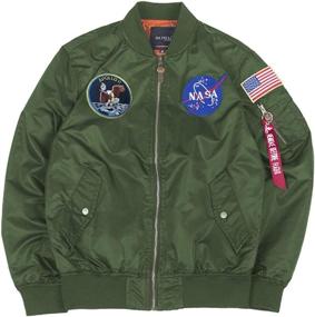 img 3 attached to CORIRESHA Apollo Patches Jackets Windbreaker Outdoor Recreation in Outdoor Clothing