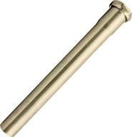 🚰 westbrass d421-01 slip joint extension tube, 1-pack, polished brass: enhancing drainage with style logo