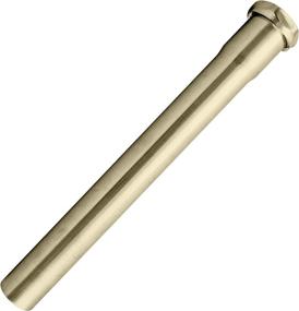 img 1 attached to 🚰 Westbrass D421-01 Slip Joint Extension Tube, 1-Pack, Polished Brass: Enhancing Drainage with Style