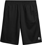 🏀 rbx boys' active shorts for basketball - athletic performance shorts (2 pack) logo