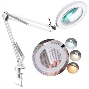 img 4 attached to LANCOSC Magnifying 5 Diopter Adjustable Work 2 25X Lighting & Ceiling Fans