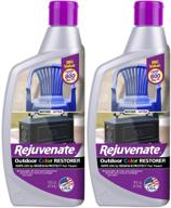 🌈 rejuvenate outdoor color restorer: instantly restore, protect and renew faded possessions - 2-pack 16oz logo