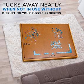 img 3 attached to 🧩 Enhanced Durability: Jumbl Reinforced Hardwood Standard Puzzles for Long-lasting Enjoyment