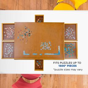 img 2 attached to 🧩 Enhanced Durability: Jumbl Reinforced Hardwood Standard Puzzles for Long-lasting Enjoyment