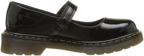 img 1 attached to Стильные и удобные: Детские туфли Dr Martens Мэкки Литтл с лаковой отделкой для модных ножек.