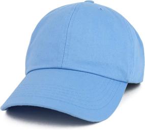 img 4 attached to 🧢 Trendy Apparel Shop: Oversize XXL Plain Unstructured Soft Crown Cotton Dad Hat - Fashion Statement for Fathers