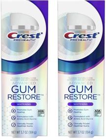 img 4 attached to 🦷 Crest Pro Health Gum Restore Advanced Whitening Toothpaste, 3.7 Oz (104g) - 2 Pack