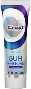 img 2 attached to 🦷 Crest Pro Health Gum Restore Advanced Whitening Toothpaste, 3.7 Oz (104g) - 2 Pack