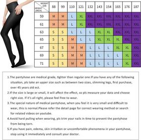 img 1 attached to Compression Pantyhose Stockings 20 30Mmhg Graduated Sports & Fitness