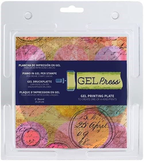 Gel Plate Printing Starter Craft Kit With Genuine, Reusable Gelliarts Gel  Plate, Full Instructions and Everything You Need to Get Creative. 