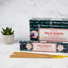 img 3 attached to Satya Nag Champa Palo Santo 🔥 Incense Sticks - 12 Packs, 15g Each (1)