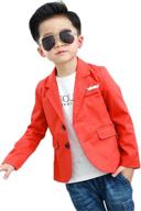 stylish boys' fashion blazers: trendy and casual jackets logo