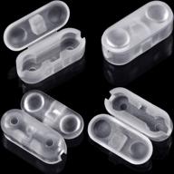 30-pack transparent vertical roman roller blind 🔗 chain cord connector clips for replacement - bbto logo