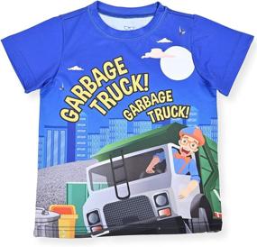 img 2 attached to 👕 Blippi Boy's Sublimation Crewneck Tee Shirt: Top Children's Activewear Choice for Kids