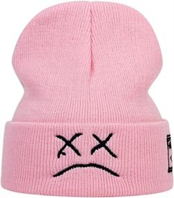 img 3 attached to SHENGQXGLL Beanie Crying Winter Stretchy Outdoor Recreation