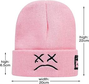 img 1 attached to SHENGQXGLL Beanie Crying Winter Stretchy Outdoor Recreation