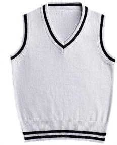 img 1 attached to Bingooutlet Uniforms Sleeveless Pullover Waistcoat Boys' Clothing