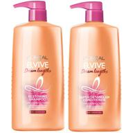 💇 l'oreal paris elvive dream lengths shampoo & conditioner: the perfect kit for long, damaged hair! logo
