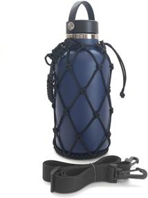 img 4 attached to 🌊 Gearproz HydroNet Carrier: Wide Mouth Bottles Compatible & Durable, from America's No. 1 Paracord Handles & Accessories - Prevents Dropping and Dents!