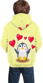 img 3 attached to NiuKom Unicorn Rainbow Sweatshirt Pullover Boys' Clothing and Fashion Hoodies & Sweatshirts