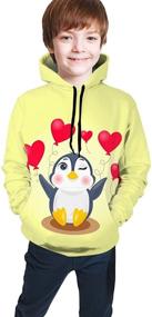 img 4 attached to NiuKom Unicorn Rainbow Sweatshirt Pullover Boys' Clothing and Fashion Hoodies & Sweatshirts