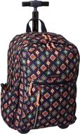 vera bradley lighten backpack medallions women's handbags & wallets logo