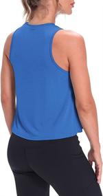 img 2 attached to Stylish and Versatile Mippo Crop Tops: Womens Workout Tank Tops for a Flowy and Trendy Athletic Look