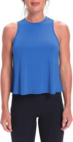 img 3 attached to Stylish and Versatile Mippo Crop Tops: Womens Workout Tank Tops for a Flowy and Trendy Athletic Look