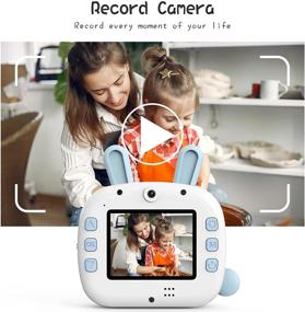 img 2 attached to 📸 WiFi Instant Print Camera for Kids: Portable 4k Camera with Zero Ink Films, 32GB Memory Card - Rechargeable Digital Camera Toy for Boys and Girls