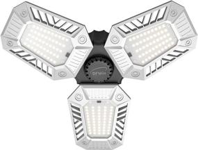 img 4 attached to GenuBest Adjustable LED Light - 60W Garage, Shop, Attic, Basement & Greenhouse Light