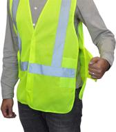 🚨 enhanced safety visibility: nyortho breathable reflective high-visibility gear логотип