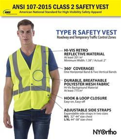 img 2 attached to 🚨 Enhanced Safety Visibility: NYOrtho Breathable Reflective High-Visibility Gear