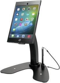 img 4 attached to 💼 CTA Dual Kiosk Stand – Secured Locking Case, Cable, and 360-Degree Swivel Base – iPad mini Generation 1-5 Compatible (PAD-ASKMB) – Black