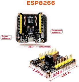 img 2 attached to Гравировщик прошивки ESP8266 + 5 шт. ESP8266 ESP-12E