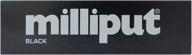 🖤 milliput medium fine self hardening putty in black: long-lasting, easy-to-use 2-part formulation logo