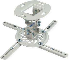 img 4 attached to 🎥 Enhance Your Projector Setup with QualGear Qg-PM-002-Wht-S Ceiling Mount Accessory in White