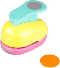 img 4 attached to 🎨 0.385" Circle Craft Lever Punch - Candy Color Handmade Paper Punch (Random)