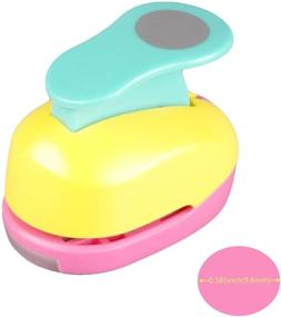 img 3 attached to 🎨 0.385" Circle Craft Lever Punch - Candy Color Handmade Paper Punch (Random)