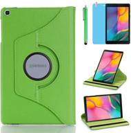 📱 360 degree rotating stand case for samsung galaxy tab a 8.0 inch 2019 (sm-t290 sm-t295 sm-t297) – full protective cover with stylus pen and screen film (green) logo