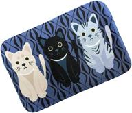 adasmile a & s cat floor mat: memory foam non slip decorative rug for bedroom, living room, kitchen, and pets логотип