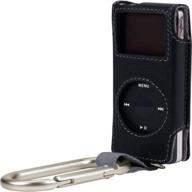 🔌 enhanced carabiner case for ipod nano 1g, 2g in black/gray: belkin logo