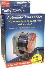 img 4 attached to 🐠 Aqua Culture Daily-Double Automatic Fish Feeder: Convenient Battery-Powered Aquarium Food Dispenser