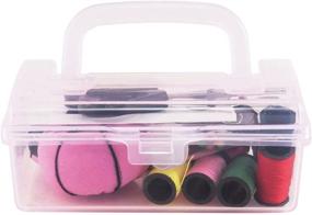 img 2 attached to 🧵 SINGER 01923 Toolbox Sewing Kit, Compact and Portable: 2.75-Inch x 1.95-Inch x 4.50-Inch