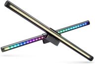 enhance your monitor experience with the monitor light bar: usb screen light bar dual light 7500k dimmable rgb computer monitor light with back light 15 color, eye caring touch screen bar monitor lamp for home office логотип