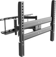 🖥️ articulating tv wall mount bracket for 37-70 inch plasma, led, lcd, oled flat screen tvs up to 132 lbs, vesa 600x400mm (rdtvm), black by wali logo